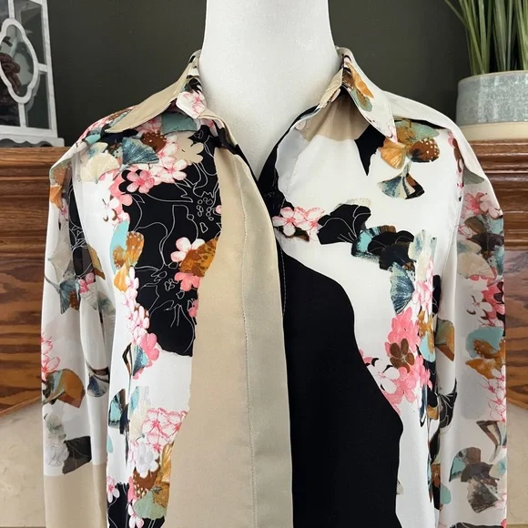 3.1 Phillip Lim for Target Floral Blouse‎ Size NWOT - Picture 5 of 11